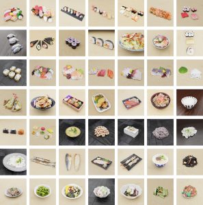 寿司の3Dモデル和食無料素材